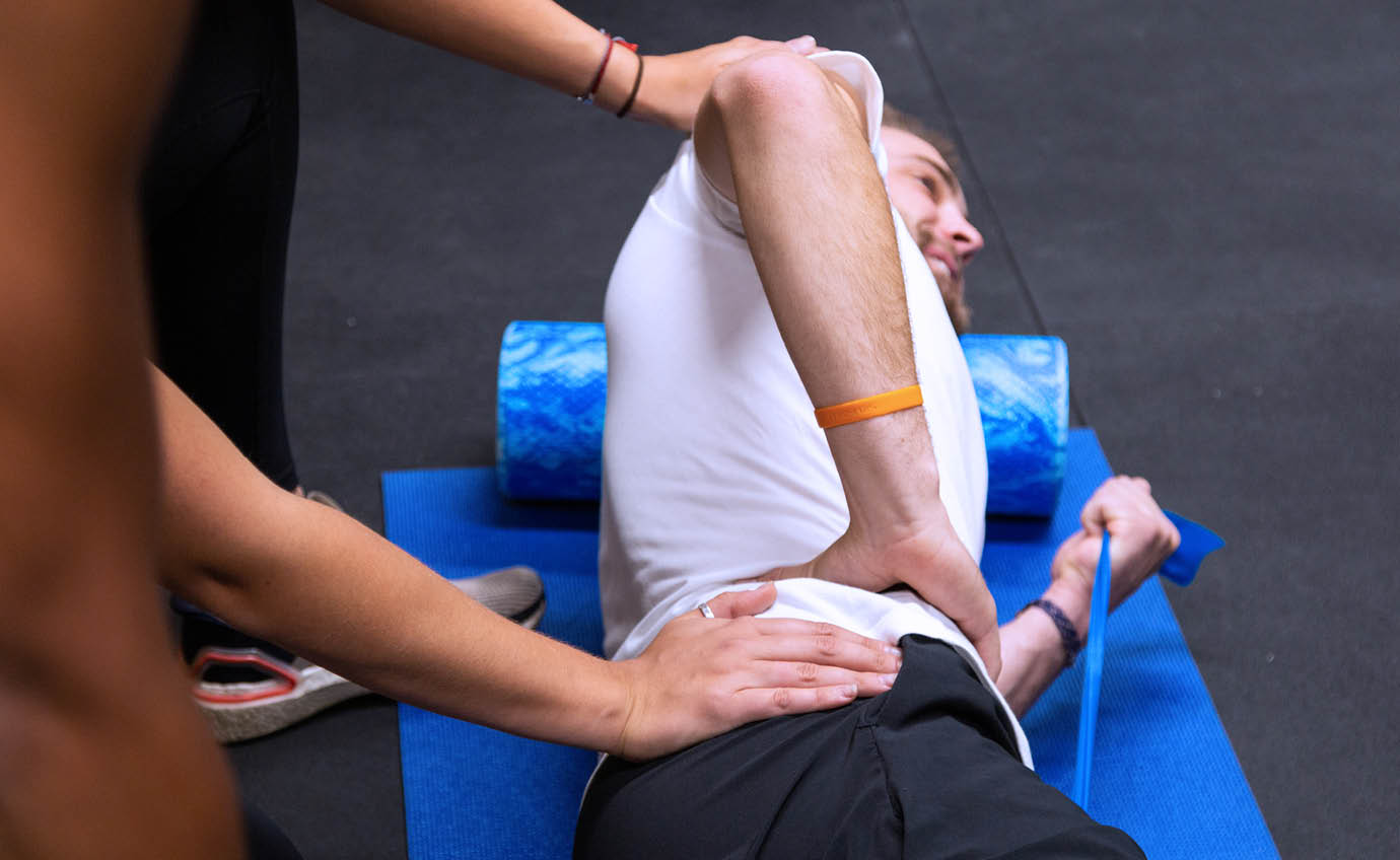 Corrective exercises for patient with pain from desk setup